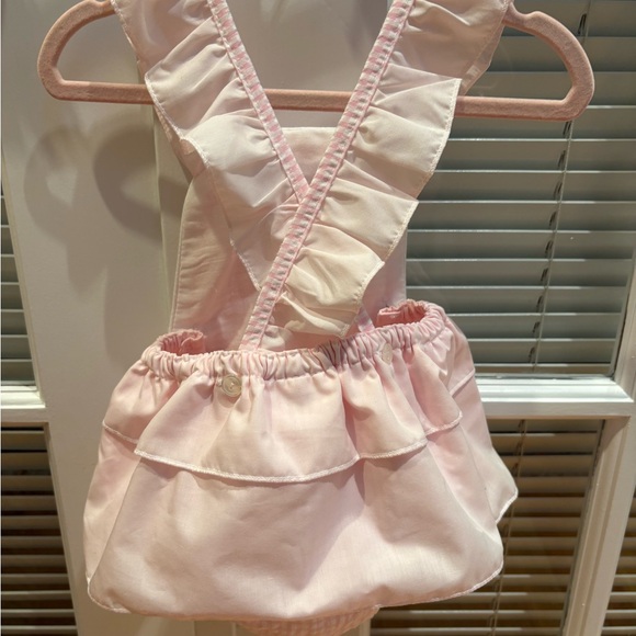Pink Ruffled Baby Romper - Picture 2 of 4